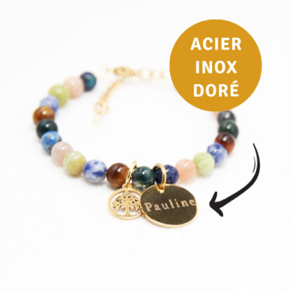 Commandez une médaille en acier inoxydable doré