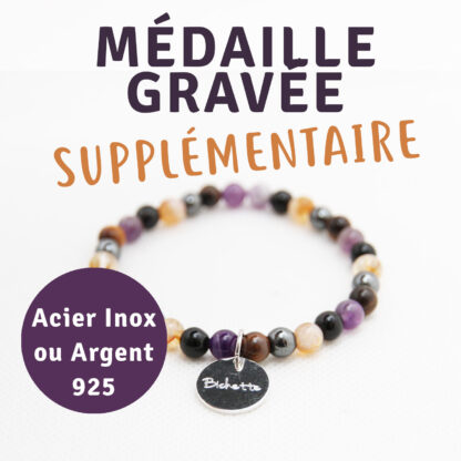 Acheter facilement une médaille gravée avec message au choix