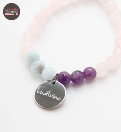 Bracelet Enfant en Pierres Confiance & Timidité