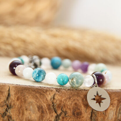 Bracelet femme chemin de vie avec perles mélangées