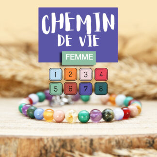 Bracelet en pierres naturelles femme chemin de vie : découvrez ce que la numérologie dévoile de votre chemin