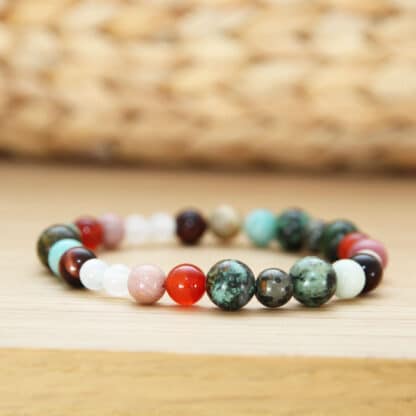 Bracelet original chemin de vie avec perles 6mm et 8mm