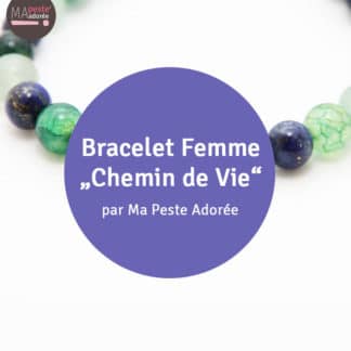 Bracelet lithothérapie sur mesure femme