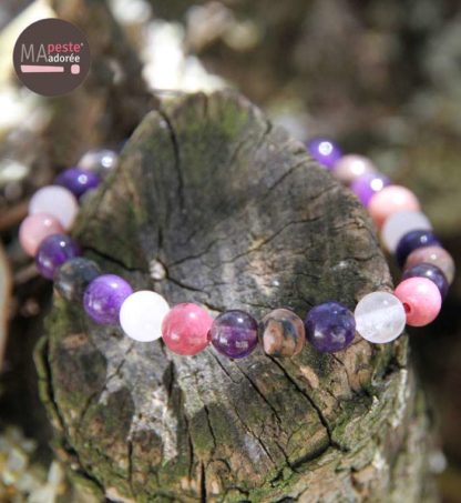 Bracelet en Pierres Enfant Equilibre & Sérénité