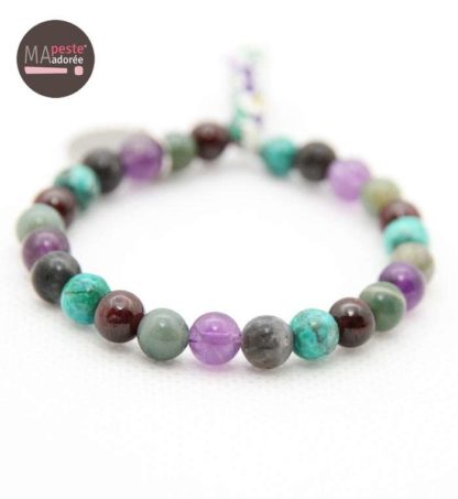 Bracelet Enfant en Pierres Naturelles Communion - Joie