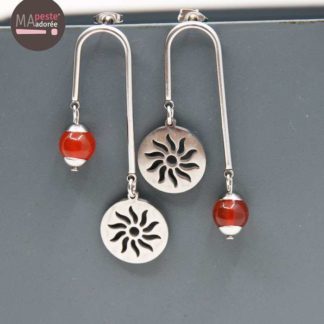 Boucles d'oreilles "Soleil"