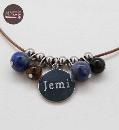 Collier Enfant 4 pierres Au choix