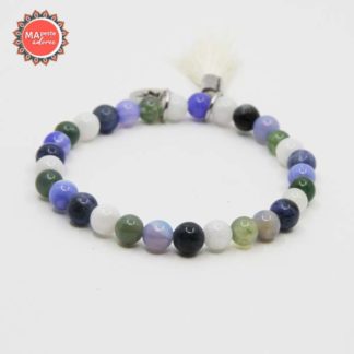 Bracelet en pierres naturelles pour l'allaitement