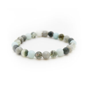 Bracelet en pierres naturelles pour homme pour le calme et la sérénité