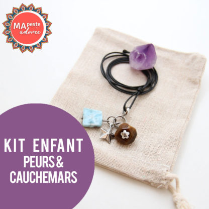 Coffret enfant lithothérapie peurs et cauchemars