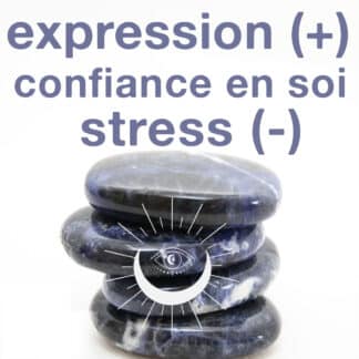 Galet de sodalite pour la communication