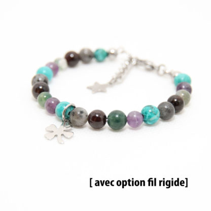 bracelet enfant en pierres zen méditation bien être