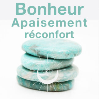 Galet plat d'amazonite