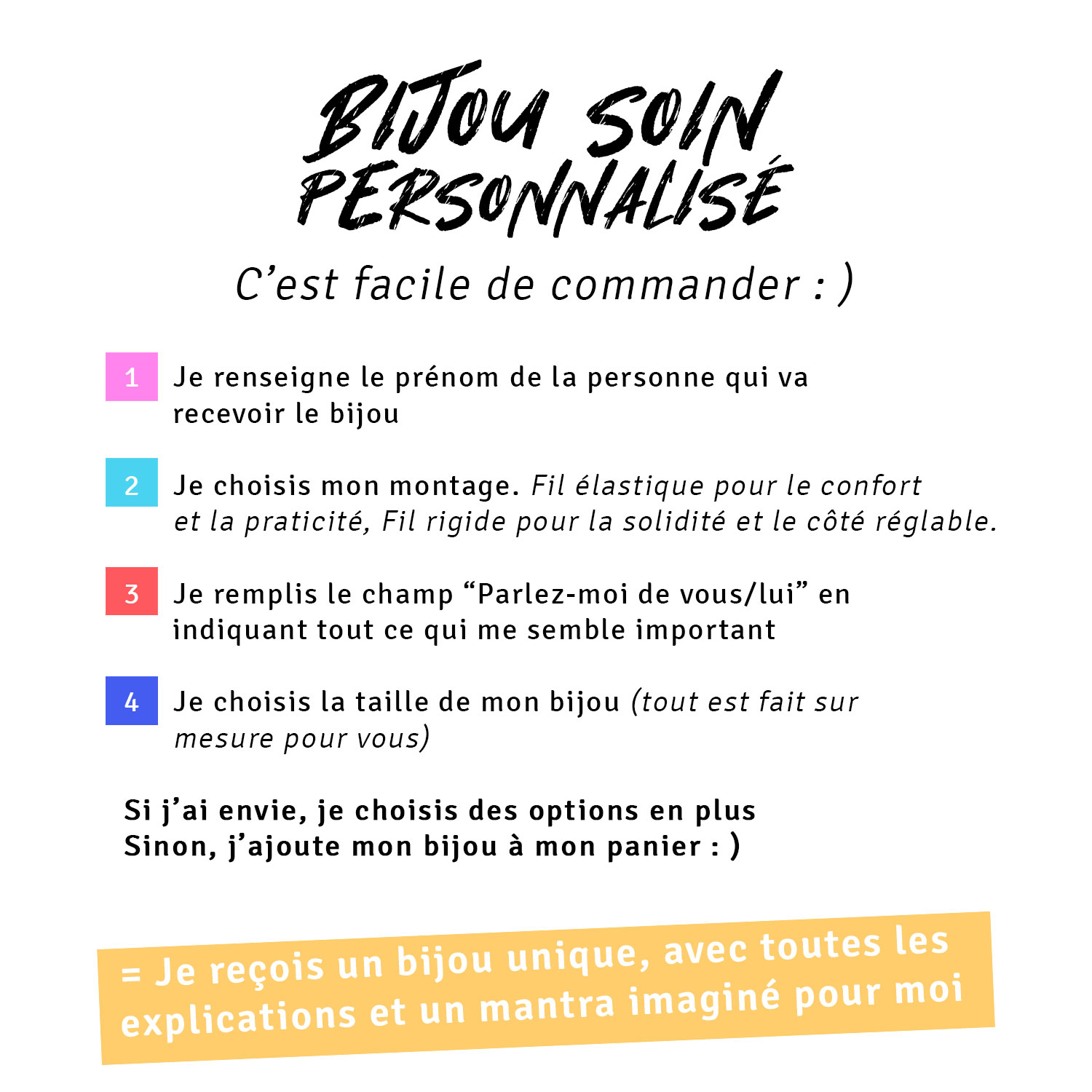 Comment commander un bracelet de soin ou de guérison personnalisé avec Ma Peste Adorée ? je vous explique tout : )