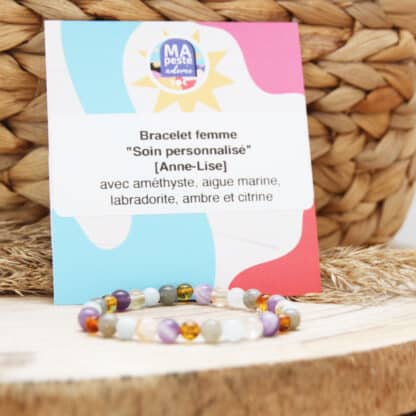 Chaque bracelet est réalisé sur mesure pour votre guérison
