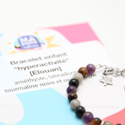 Bracelet pour enfant hyperactif en pierres