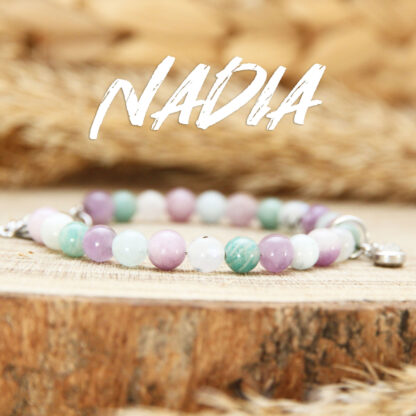 Bracelet de soin ou de guérison en pierres pour femme