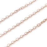 Simple Acier inox rose or