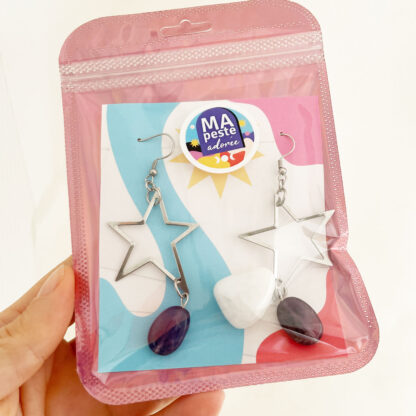 Kit Boucles Etoiles + Pierre