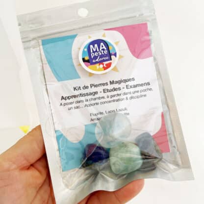 Kit de 4 pierres "Apprentissages"