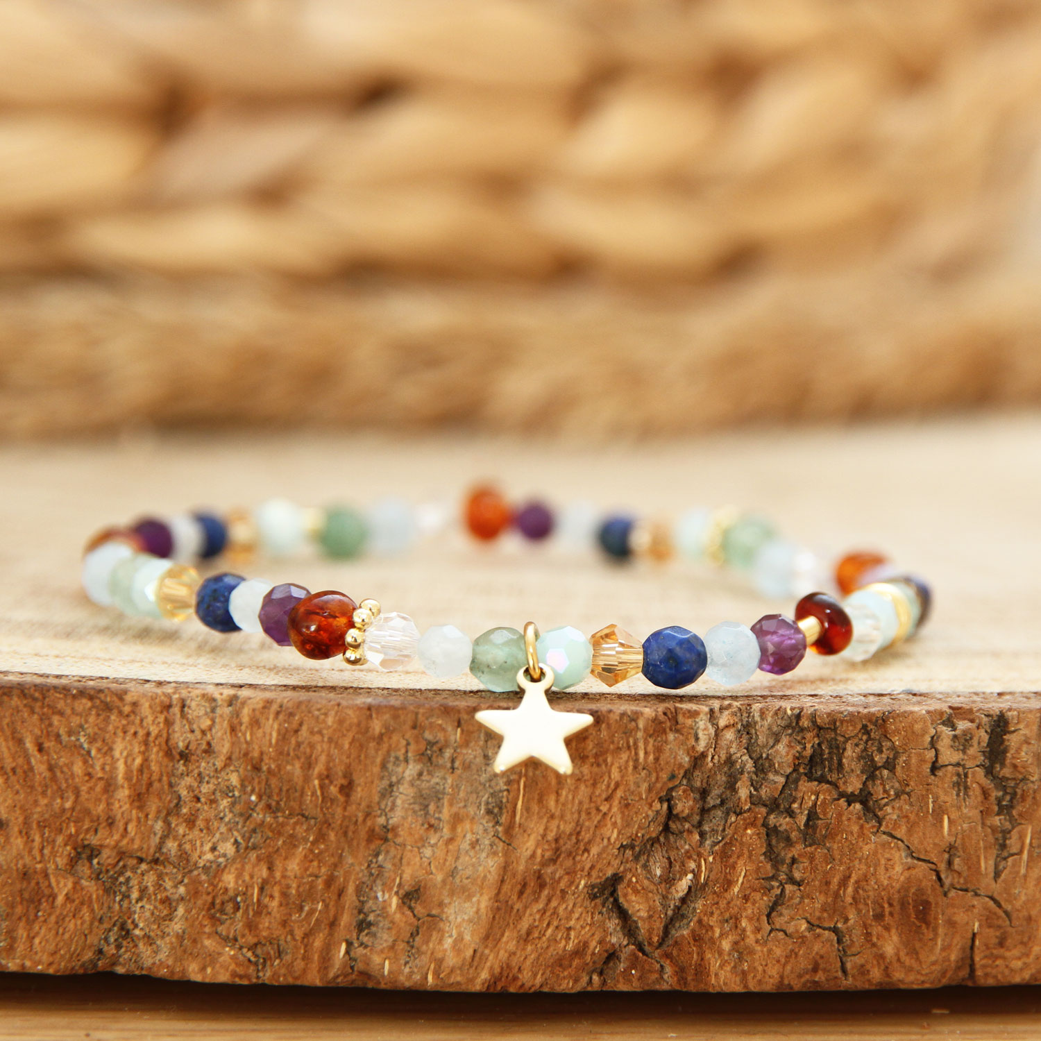 Bracelet Femme 6 pierres Au choix 4mm – Image 3