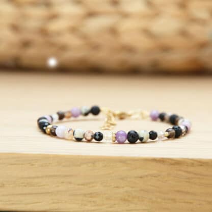 Bracelet Femme 6 pierres Au choix 4mm – Image 2