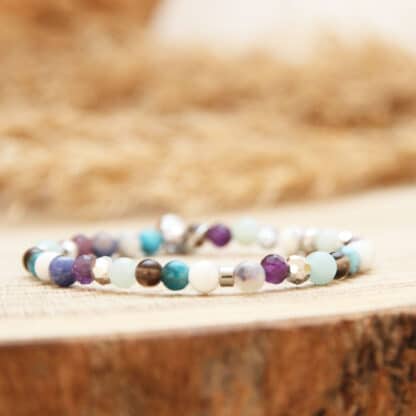 Découvrez le bracelet fin avec 6 pierres naturelles à choisir parmi plus de 40