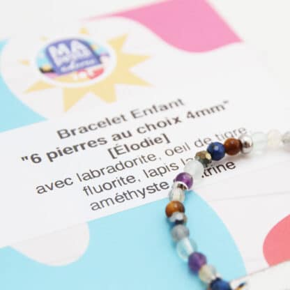 Chaque bracelet lithothérapie est réalisé sur mesure