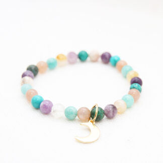 Bracelet pour femme avec des pierres naturelles pour cultiver sa gratitude au quotidien