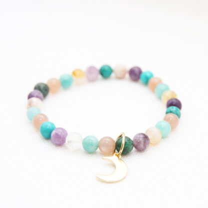 Bracelet pour femme avec des pierres naturelles pour cultiver sa gratitude au quotidien