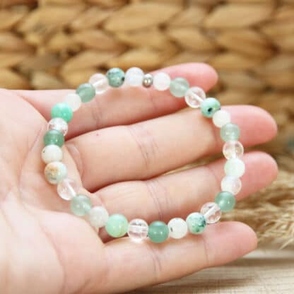 Bijou femme Équilibre Hormonal : bracelet en pierre naturelle pour cycle et équilibre féminin