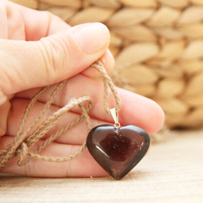 Collier en quartz fumé du Brésil – pierre d’équilibre et de protection.