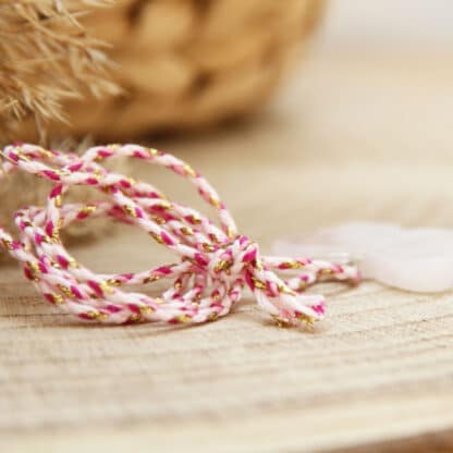 Bijou papillon quartz rose – amour inconditionnel et réconfort.