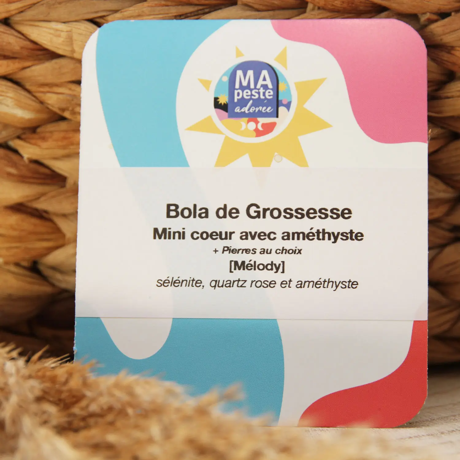Découvrez le bola de grossesse lithothéapie avec pierres à choisir