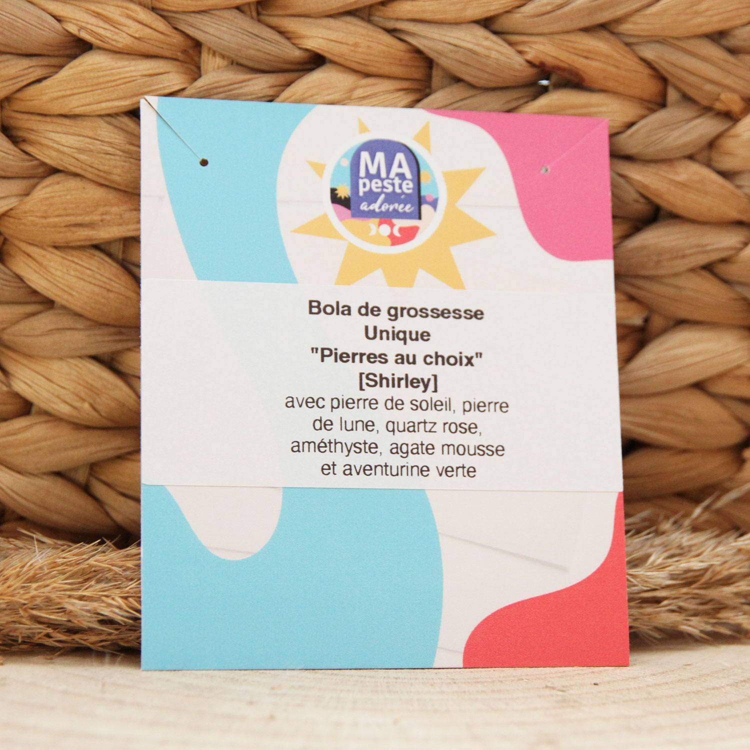 Le bola unique est livré avec une carte personnalisée