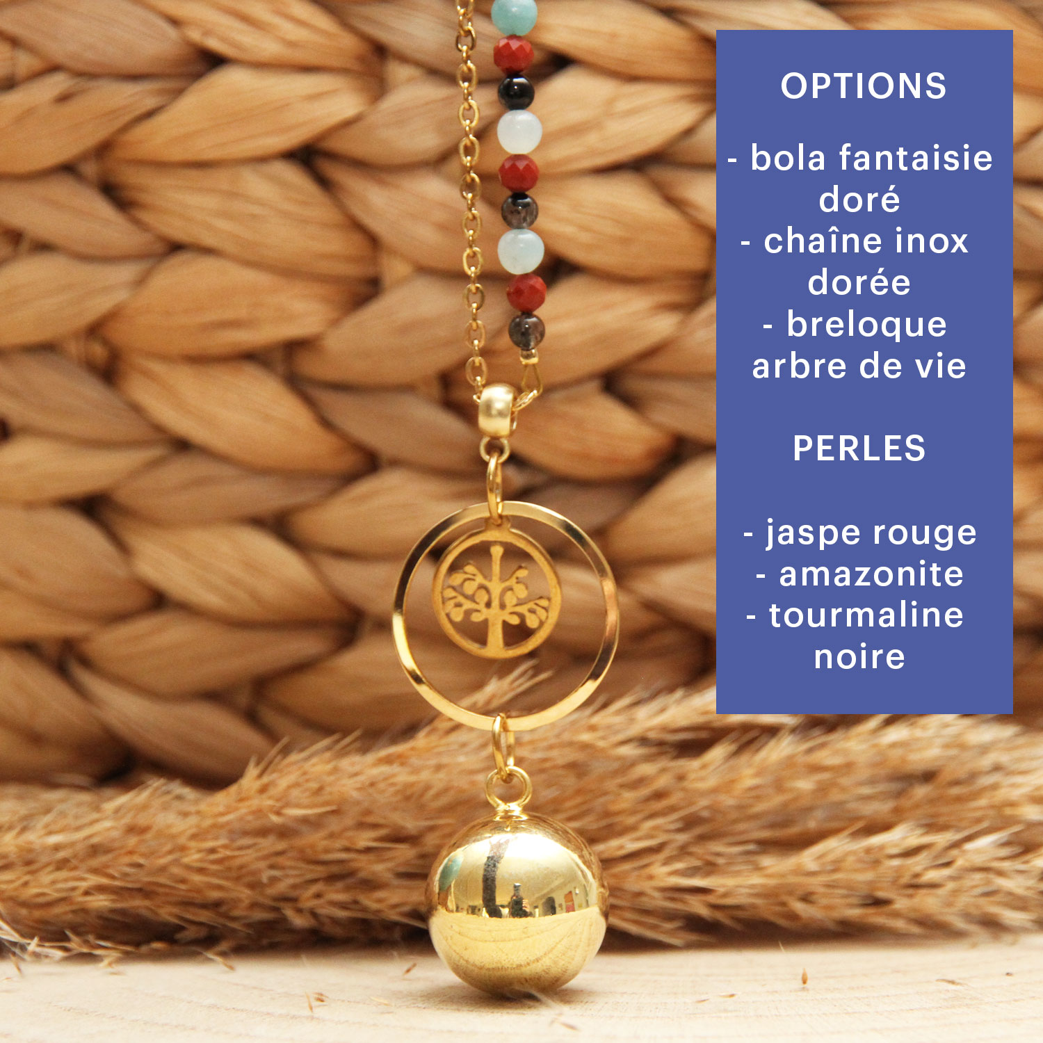 Découvrez le bola sur mesure avec pierres au choix et composition sur mesure