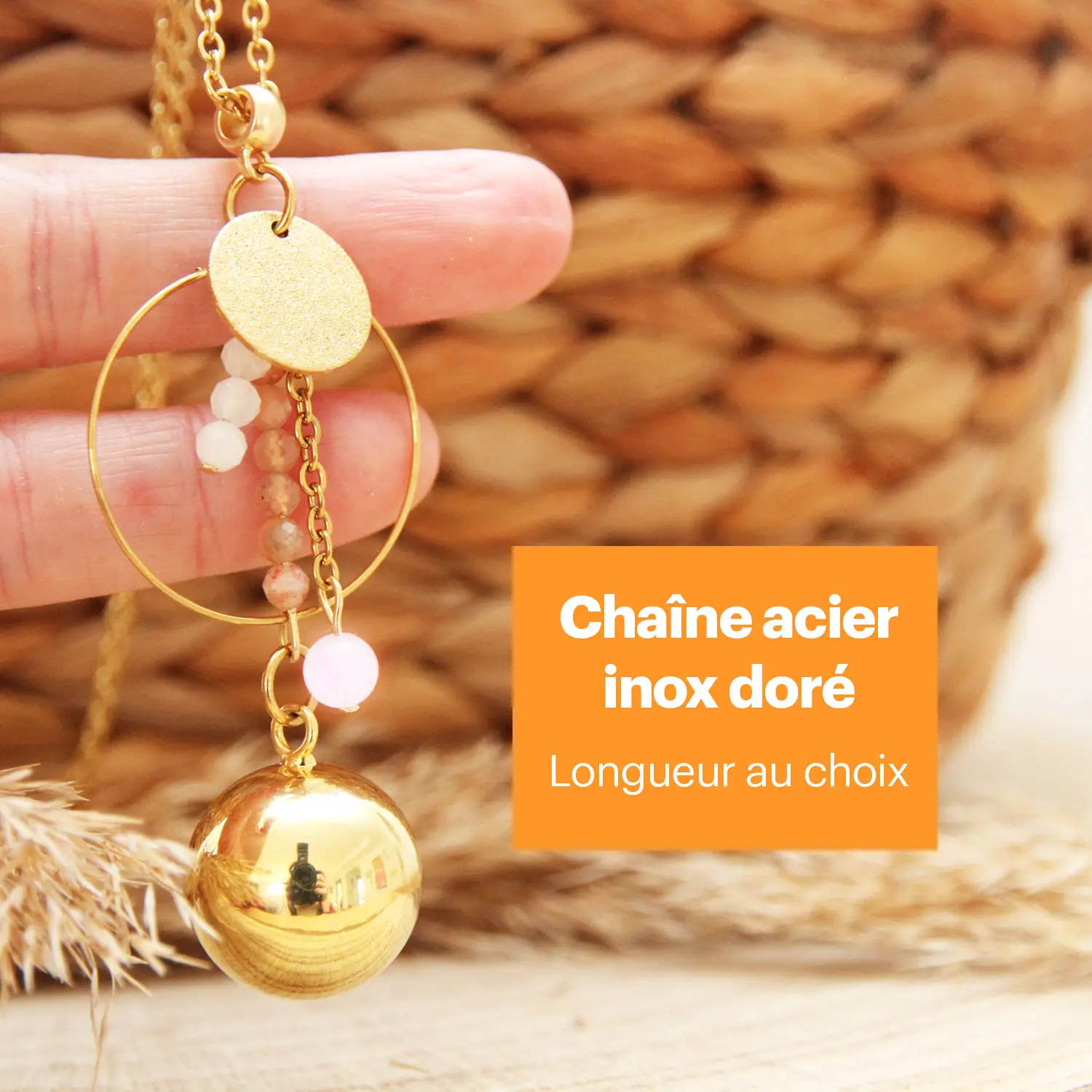 Un bola lumineux “rayons de soleil”, pour une grossesse sous le signe de la joie ✨