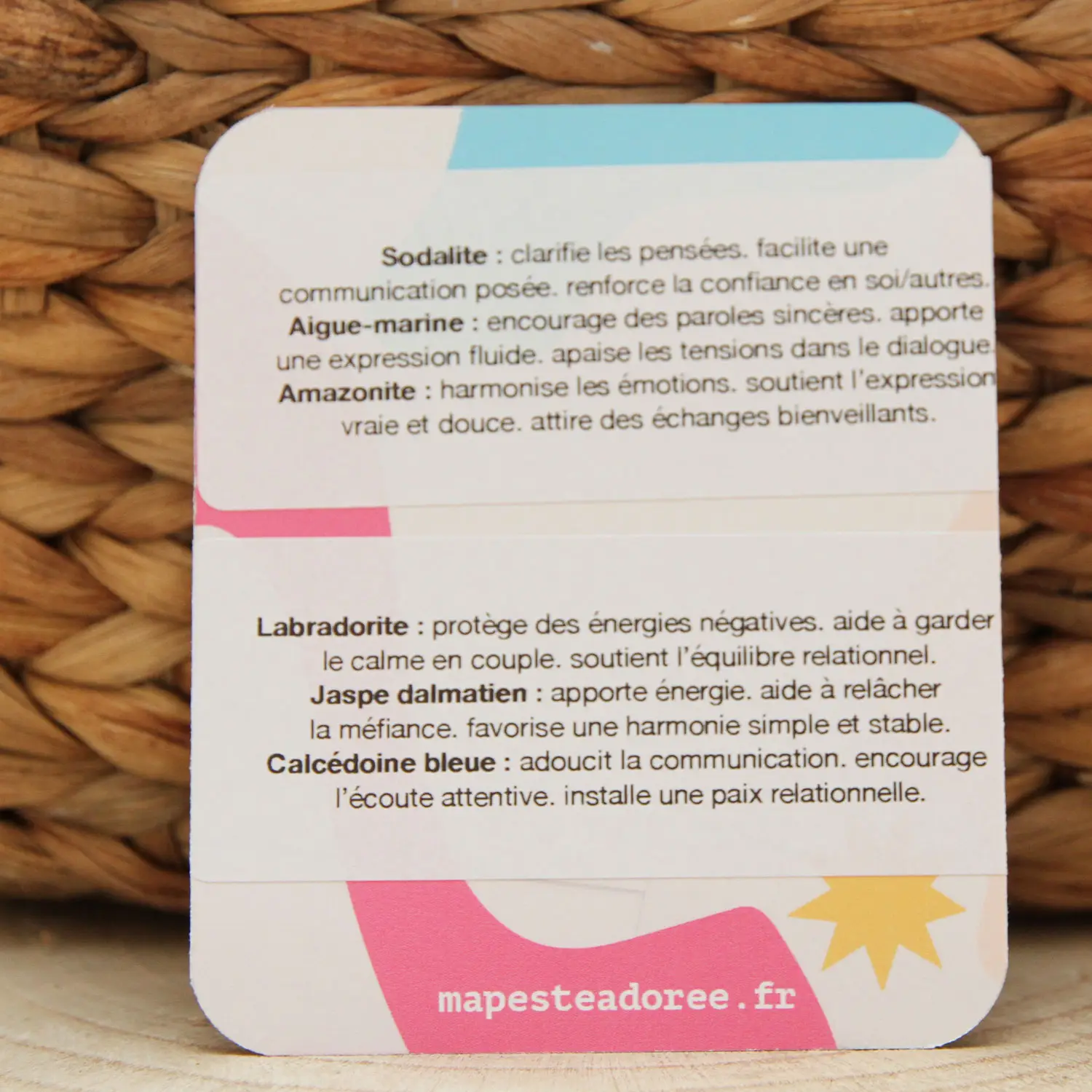 Composition du bracelet femme harmonie du couple – pierres naturelles sélectionnées avec soin