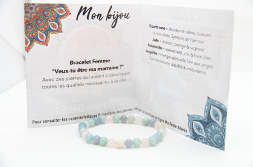 idée de cadeau pour une demande d'être marraine