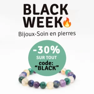 bijoux lithothérapie : offre black friday 2024