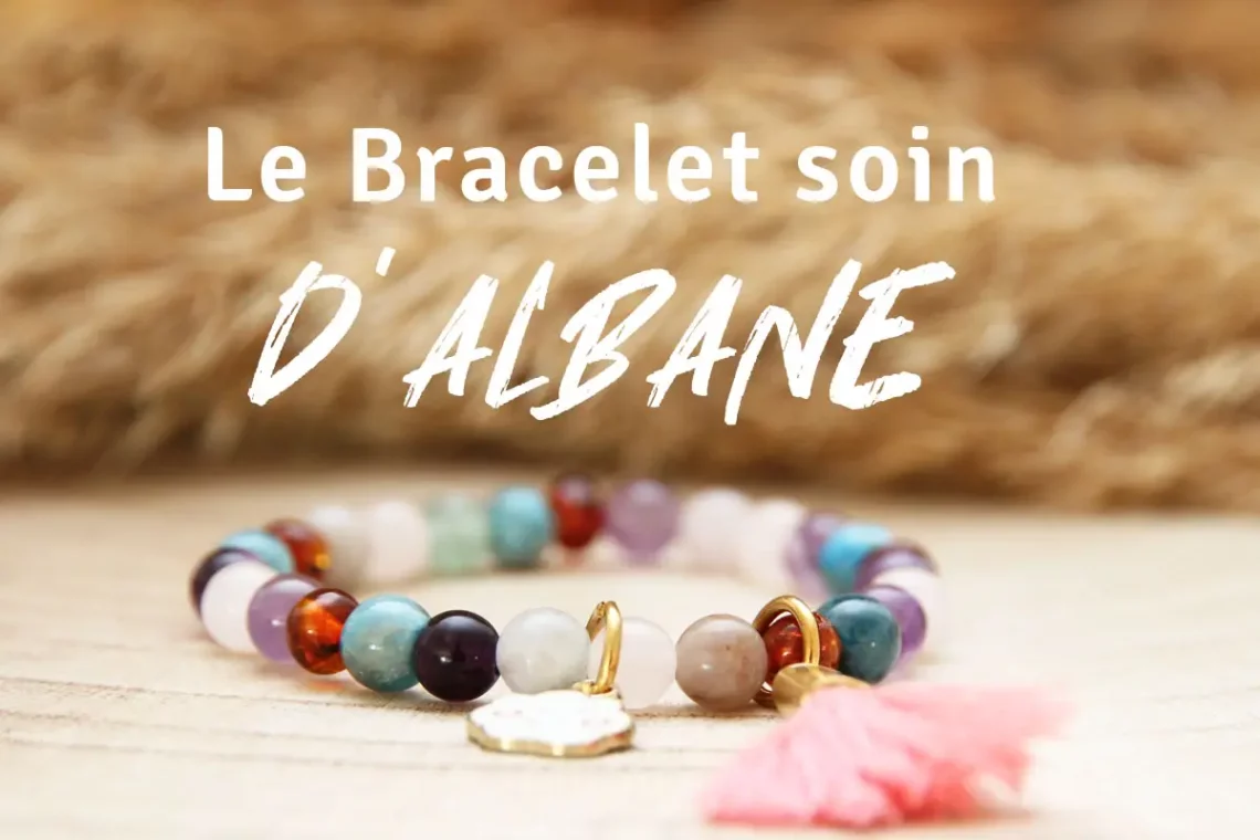 Bracelet enfant en pierres naturelles : un bijou bienveillant pour accompagner Albane au quotidien
