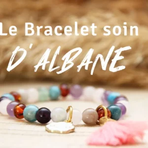 Bracelet enfant en pierres naturelles : un bijou bienveillant pour accompagner Albane au quotidien