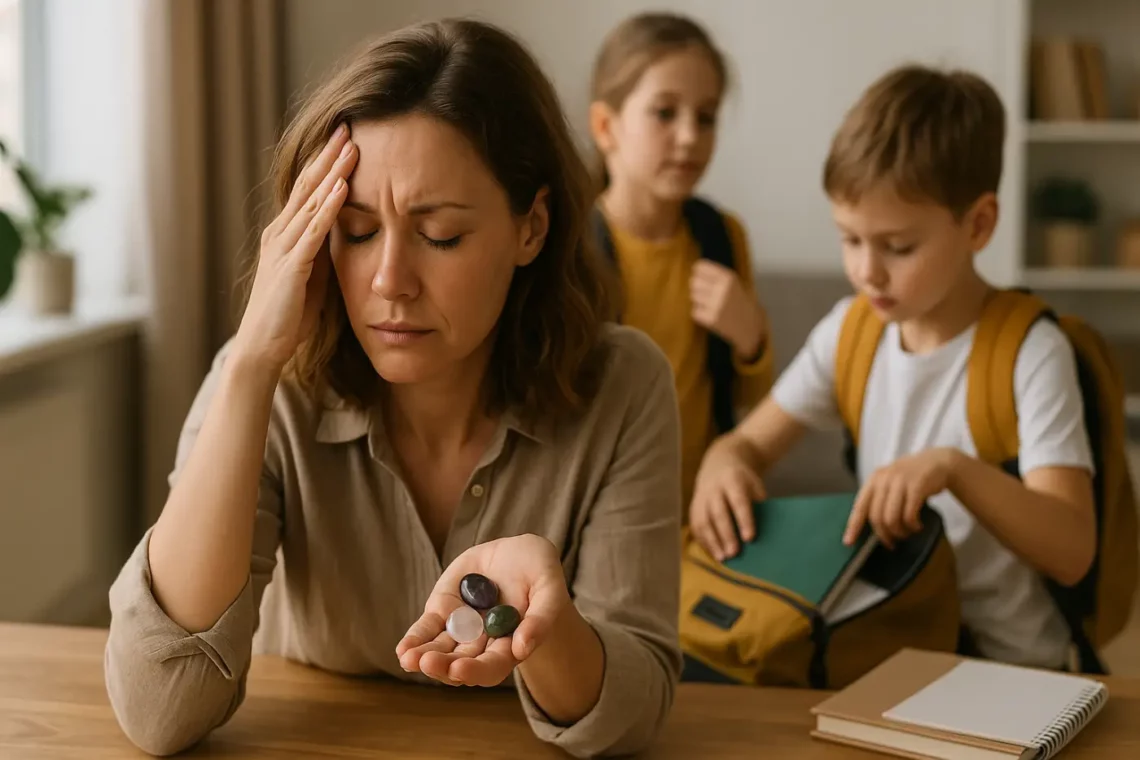Maman stressée par la rentrée scolaire : quelles pierres pour retrouver la sérénité ?
