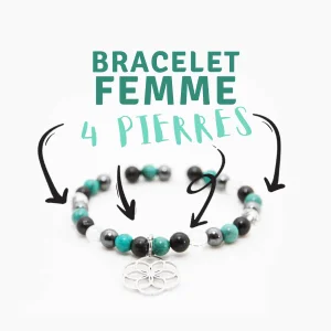 Bracelet 4 pierres au choix