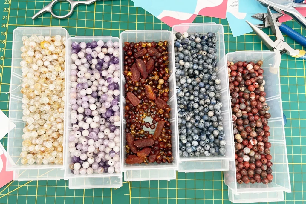 les pierres de votre bracelet de lithothérapie sur-mesure