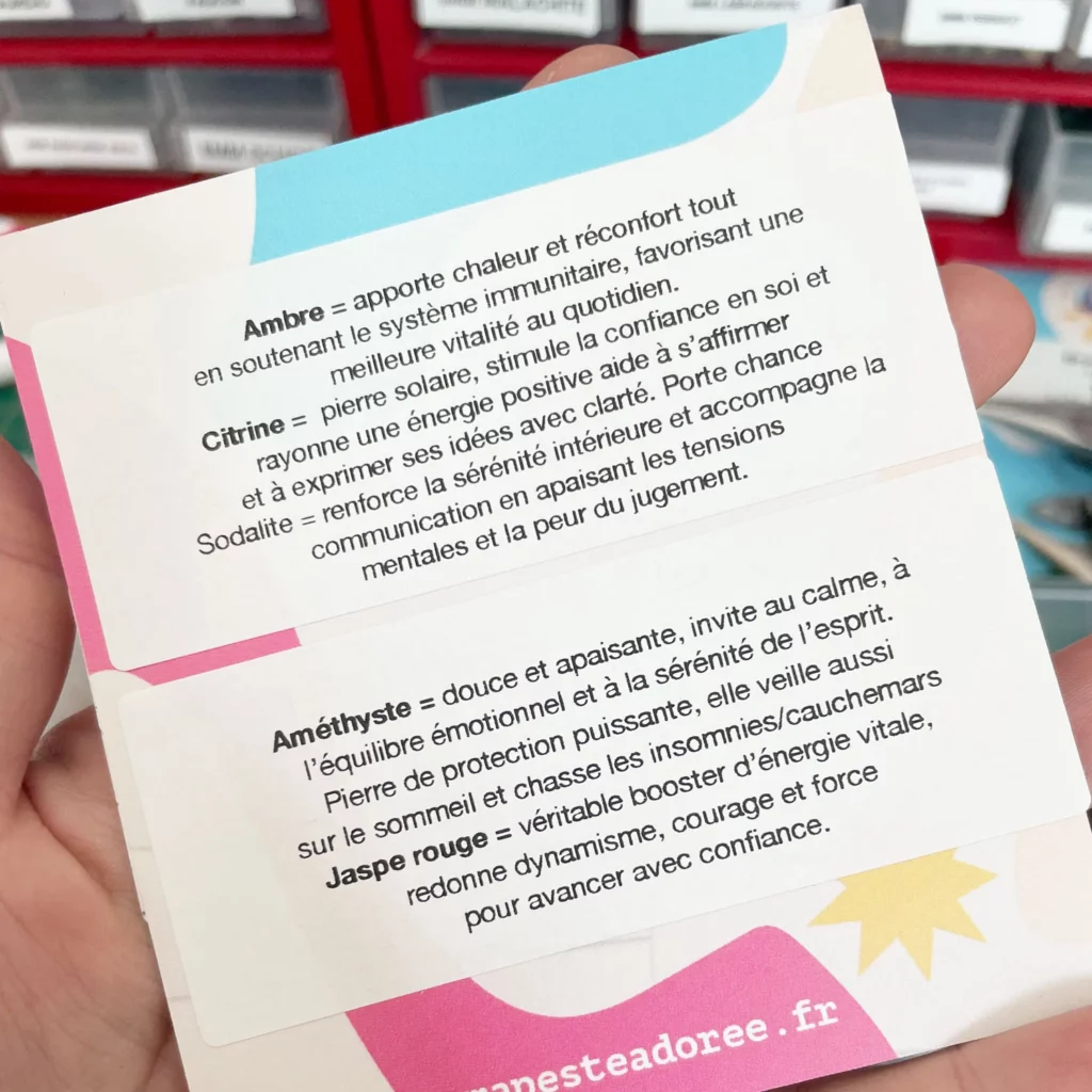 accompagnement et conseils bracelet de lithothérapie pour femme