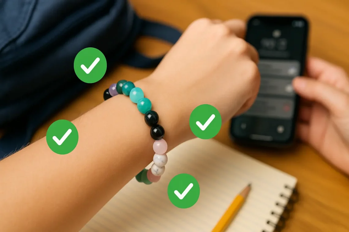 Quelles pierres pour le bracelet de votre ado stressé ?