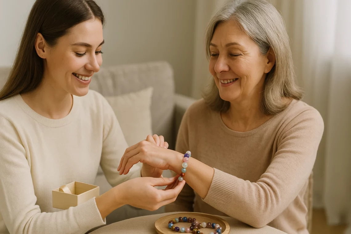 Comment choisir un bracelet lithothérapie pour ma mère ? 5 exemples suivant l'âge de votre maman