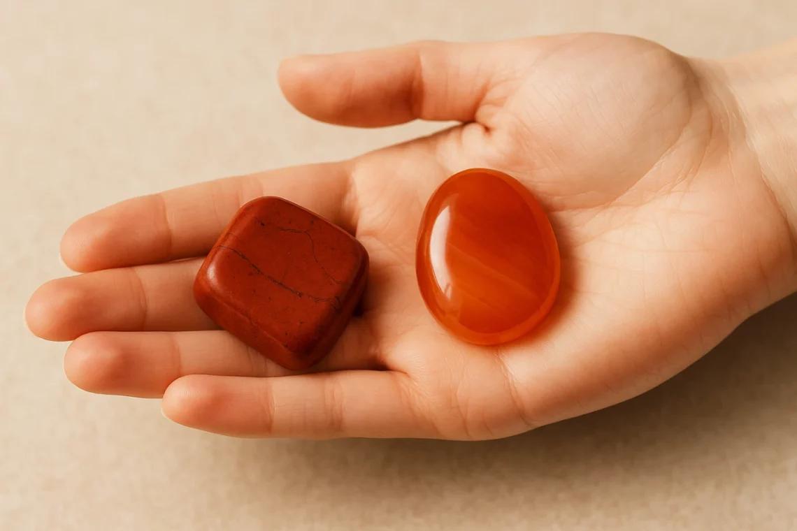 Jaspe Rouge et Cornaline : quelles différences et comment les combiner ?