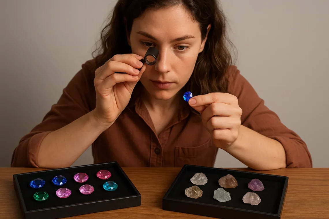 Pierres synthétiques versus naturelles : mon guide pour (facilement) reconnaitre les vraies pierres